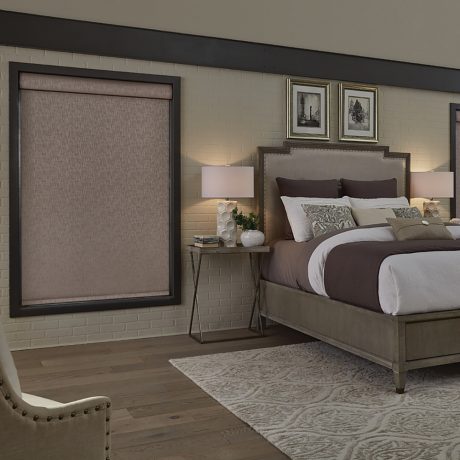 Smart Home with Smart Shades in Bedroom for a connected smart home – closed Smart Home with Smart Shades in Bedroom for a connected smart home - closed
