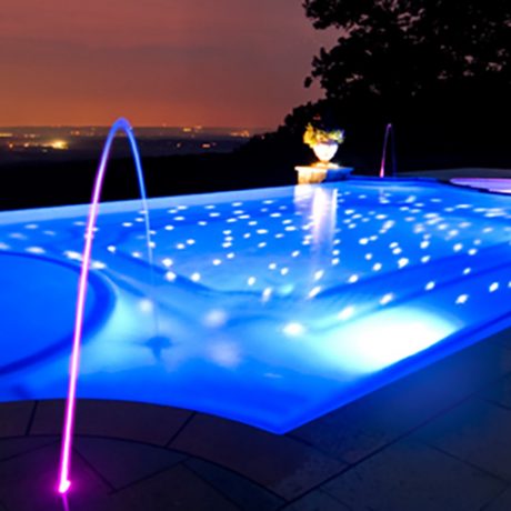 Outdoor Pool Star Lighting in connected home Outdoor Pool Star Lighting in connected home