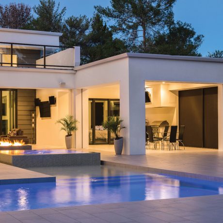 Pool technology solution with outdoor Lutron Lighting Controls and audio Pool technology solution with outdoor Lutron Lighting Controls and audio