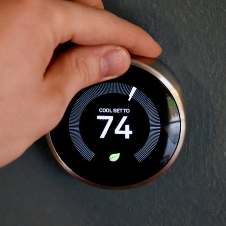 Smart Home Heating and Cooling Controls with Nest Smart Thermostat for Smart Home Connected Home and Sustainable Technology Installed by Smart Home Integrator Smart Heating and Cooling